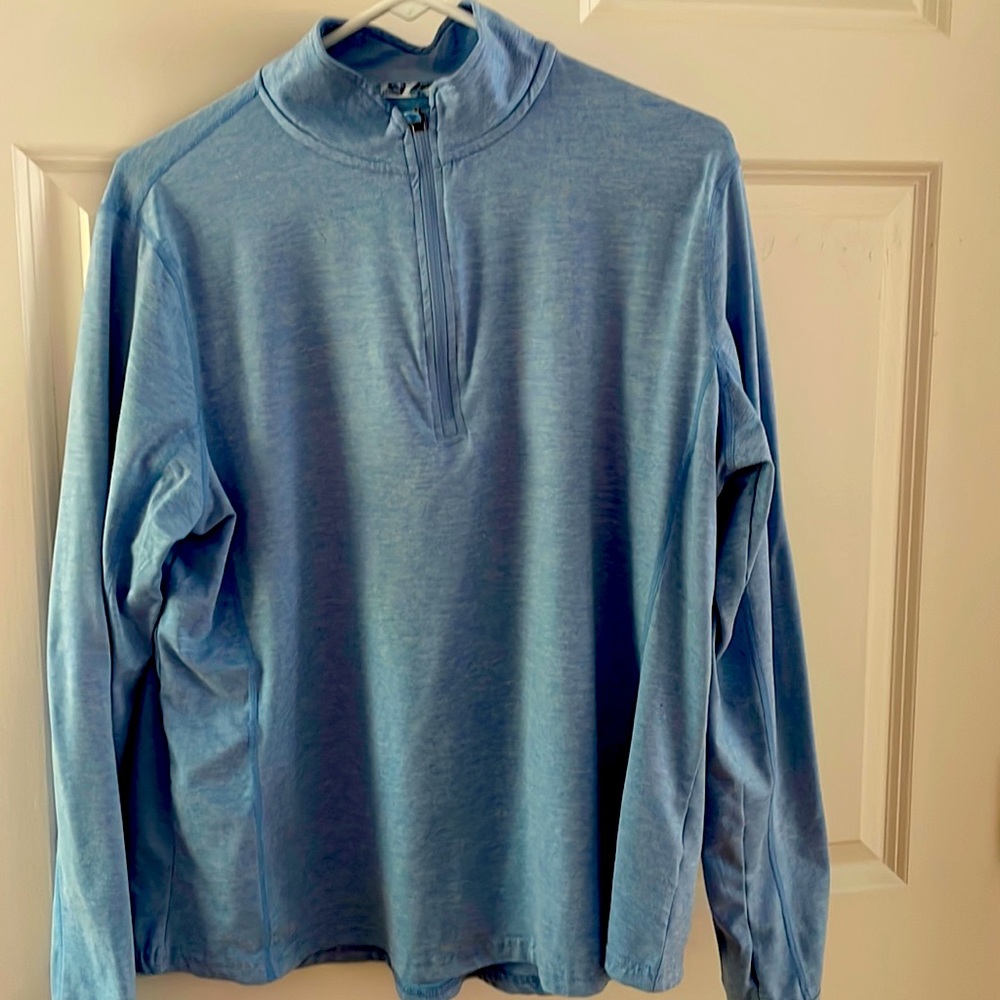 Quarter zip light weight top